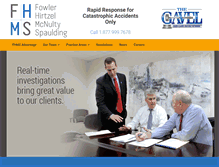 Tablet Screenshot of fhmslaw.com